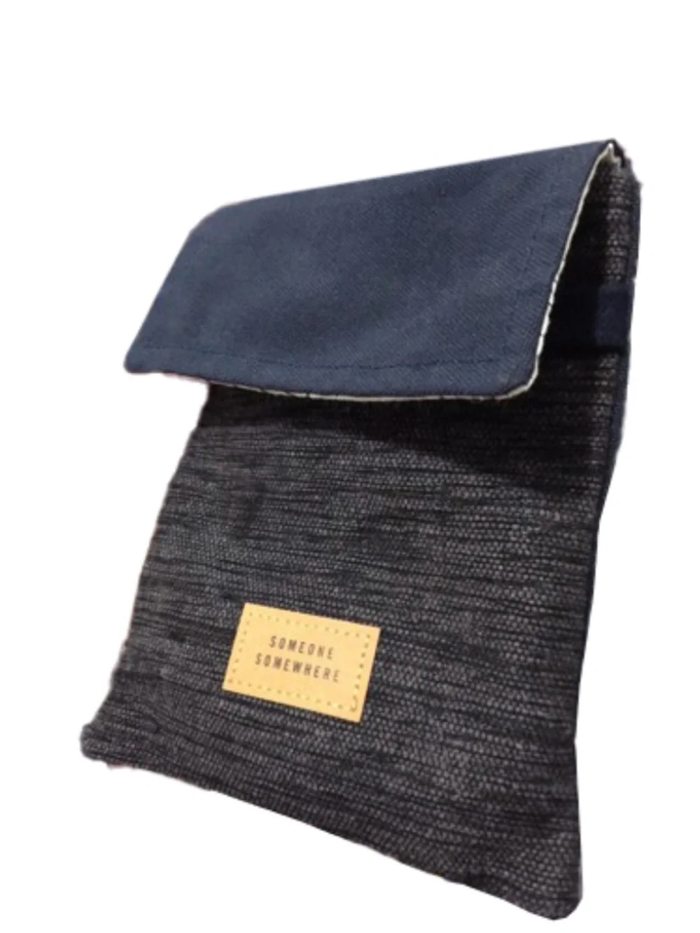 DELTA ONE Premium Someone Somewhere Blue Toiletries Amenity Pocket Travel Bag